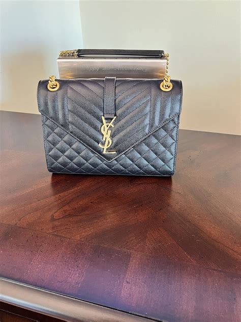 ysl envelope black|ysl envelope small bag.